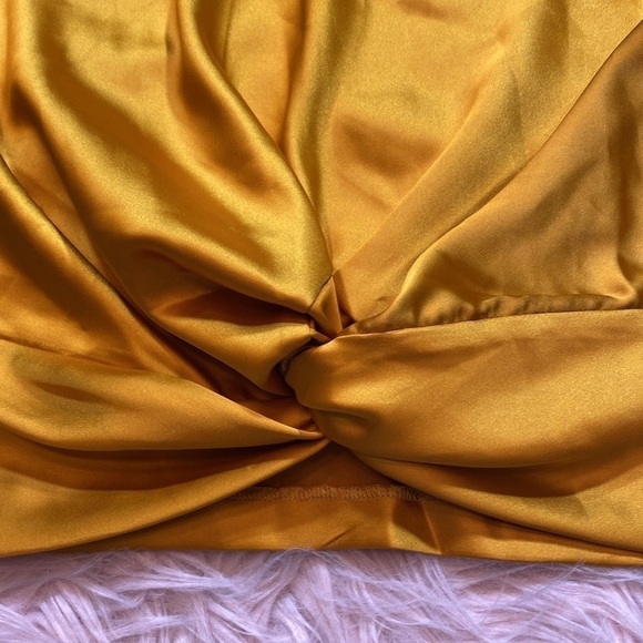 NWT DRA Los Angeles Mia Knot Top Golden Honey - Picture 10 of 14